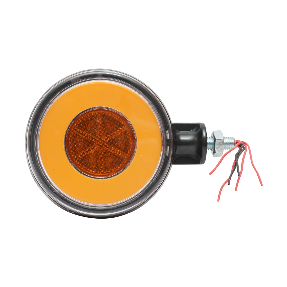 Lampada laterale con LED, 12-24V, rosso-gialla, Breckner Germany, modello FR0332RY.