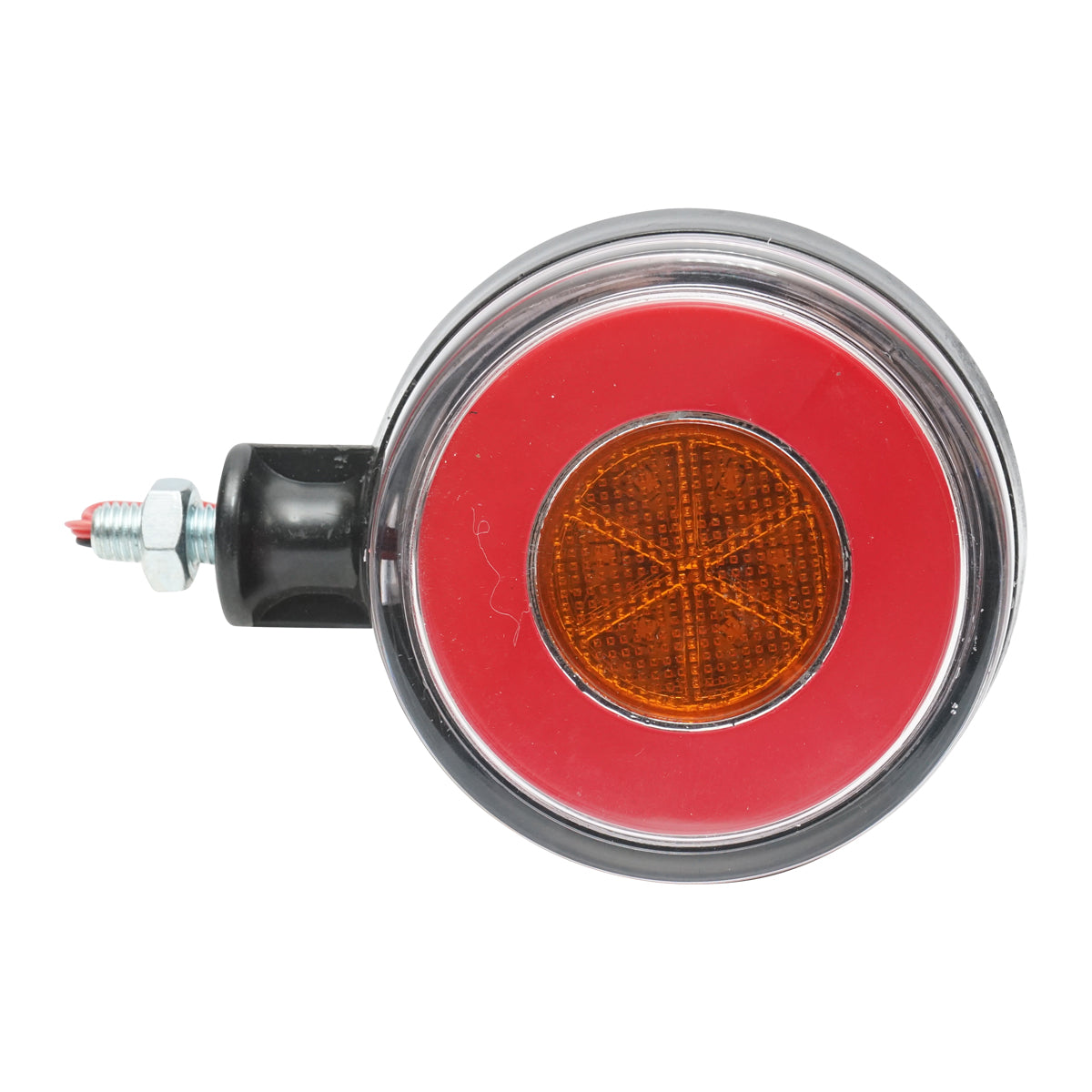 Lampada laterale con LED, 12-24V, rosso-gialla, Breckner Germany, modello FR0332RY.