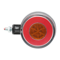 Lampada laterale con LED, 12-24V, rosso-gialla, Breckner Germany, modello FR0332RY.