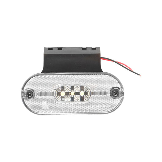 Lampada laterale con LED, 12V-24V, bianca, Breckner Germany