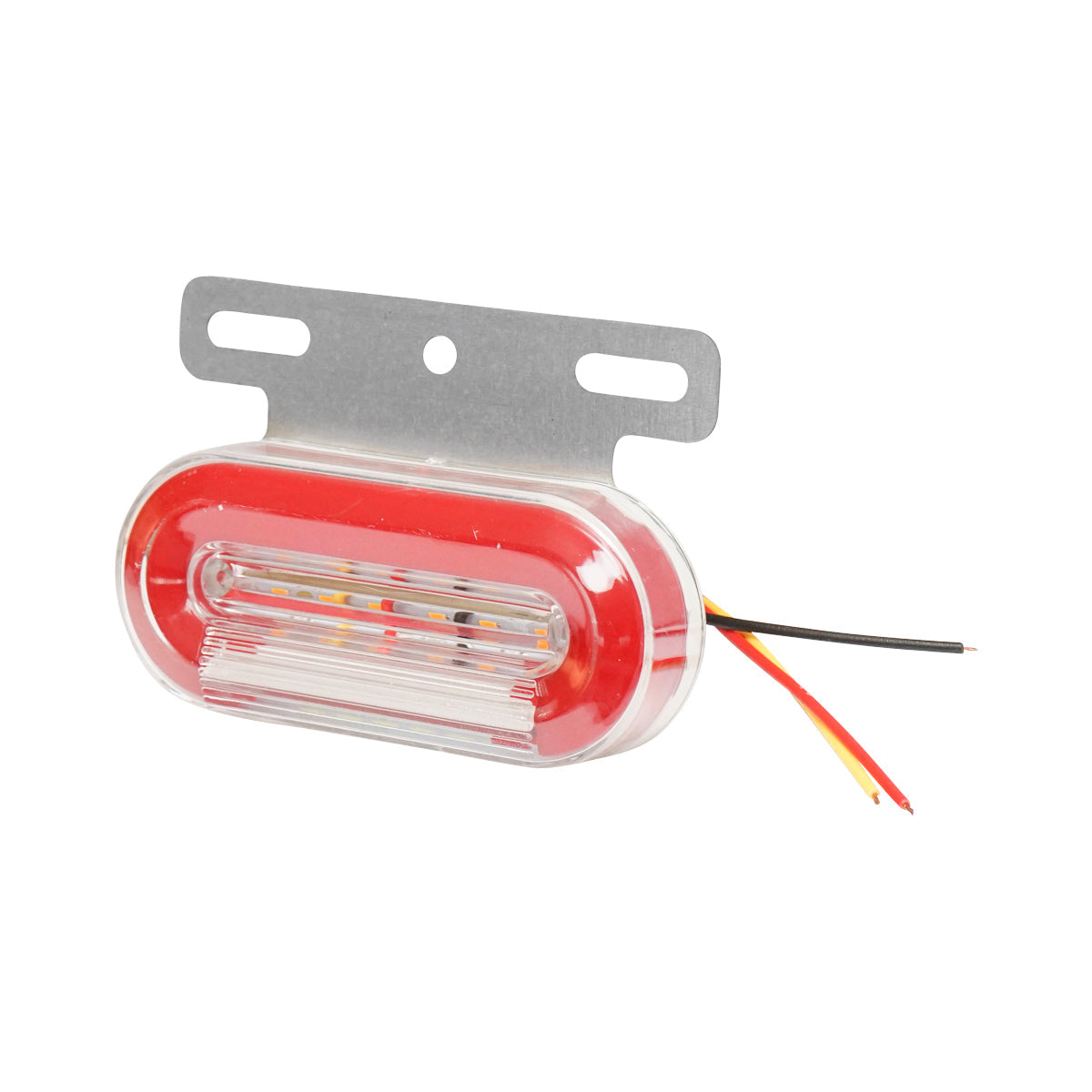 Lampada laterale con LED, 24V, rosso-bianca, Breckner Germany