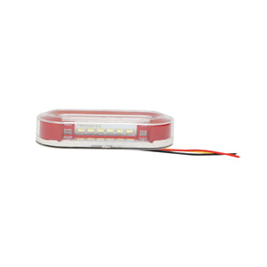 Lampada laterale con LED, 24V, rosso-bianca, Breckner Germany