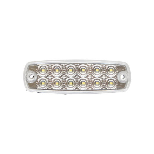 Lampada laterale LED bianca, 12V-24V, Breckner Germany