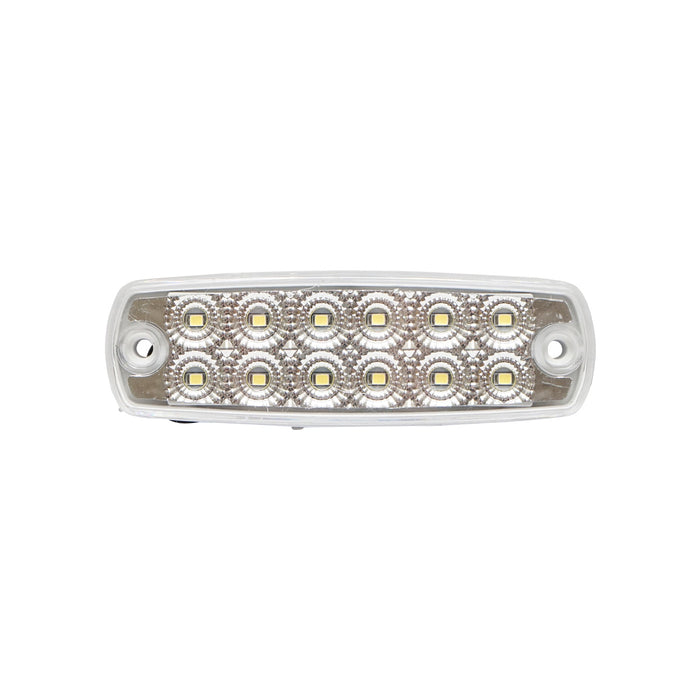 Lampada laterale LED bianca, 12V-24V, Breckner Germany