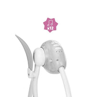 Altalena elettrica Comfort Badabulle - Pieghevole - Ultra compatta - Arco gioco rimovibile, Moonlight