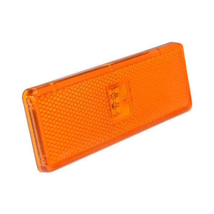 Lampada laterale LED gialla , 118x45 mm, 12V-24V, Breckner Germany.