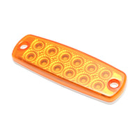 Lampada laterale LED gialla, 12V-24V, Breckner Germany.