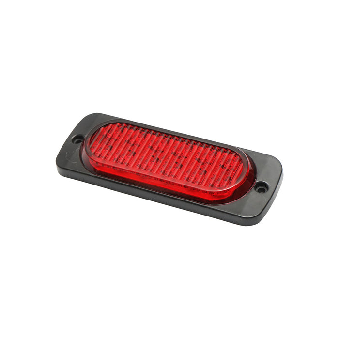 Lampada laterale LED rossa, 115 mm, 12V-24V, Breckner Germany.