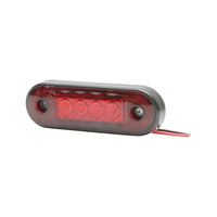 Lampada laterale LED rossa, 12-24V, FR0170, Breckner Germany