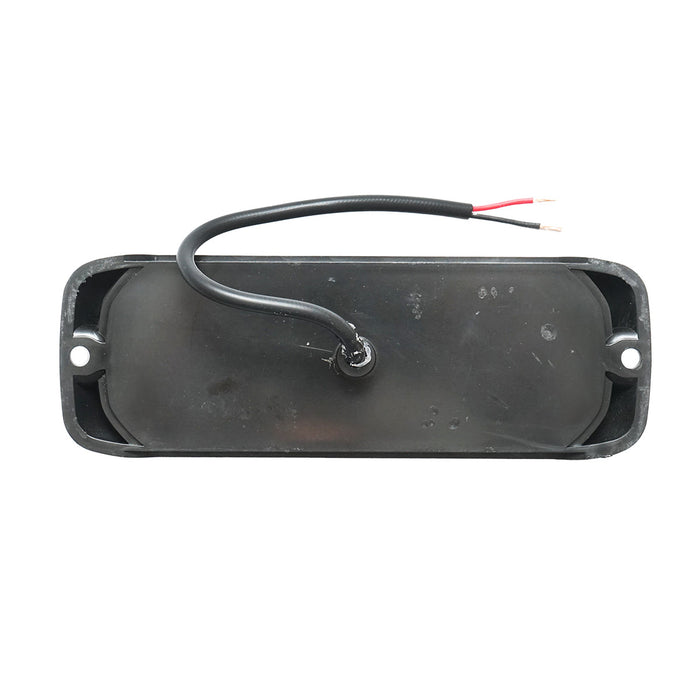 Lampada laterale LED, 12V-24V, rossa intermittente, 132x46 mm, Breckner Germany