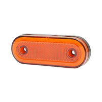 Lampada laterale LED, gialla, 12V-24V, 118 mm, Breckner Germany.