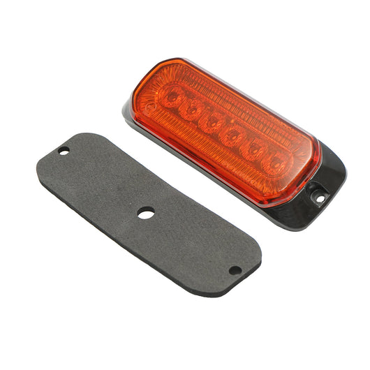 Lampada laterale LED, gialla, 12V-24V, 132x46 mm, Breckner Germany