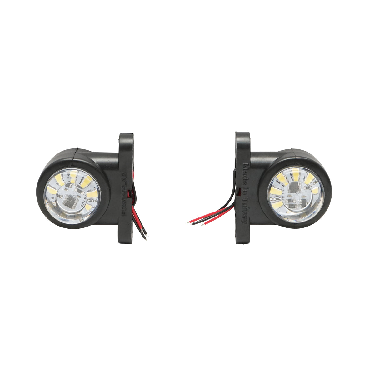 Lampada laterale rotativo con LED, alba-rosa, 12-24V, Breckner Germany, modello FR1102