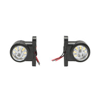 Lampada laterale rotativo con LED, alba-rosa, 12-24V, Breckner Germany, modello FR1102