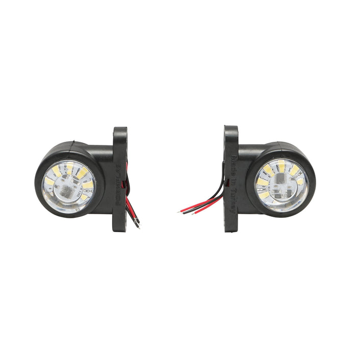 Lampada laterale rotativo con LED, alba-rosa, 12-24V, Breckner Germany, modello FR1102