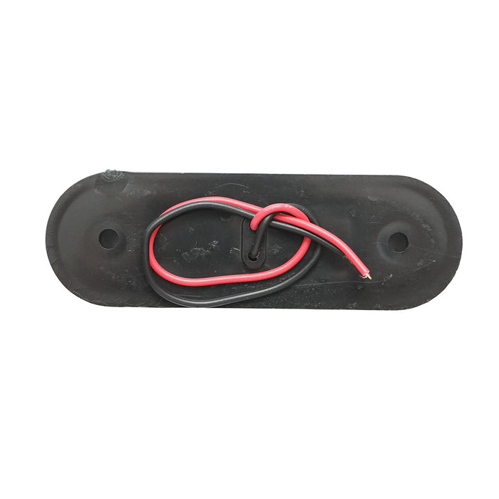 Lampada laterale slim LED, 12V-24V, bianca fumé, 83x27 mm, Breckner Germany