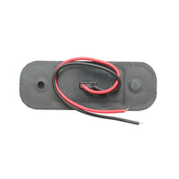 Lampada laterale slim LED, 12V-24V, bianca-fume, 89x32 mm, Breckner Germany