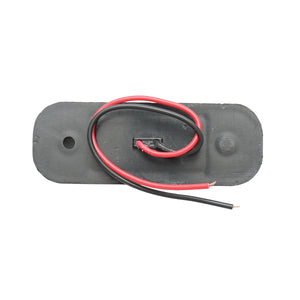 Lampada laterale slim LED, 12V-24V, bianca-fume, 89x32 mm, Breckner Germany