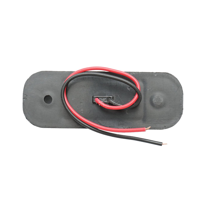 Lampada laterale slim LED, 12V-24V, bianca-fume, 89x32 mm, Breckner Germany