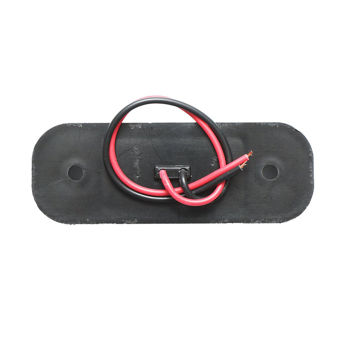 Lampada laterale slim LED, rosso-fumée, 12V-24V, 89x32 mm, Breckner Germany