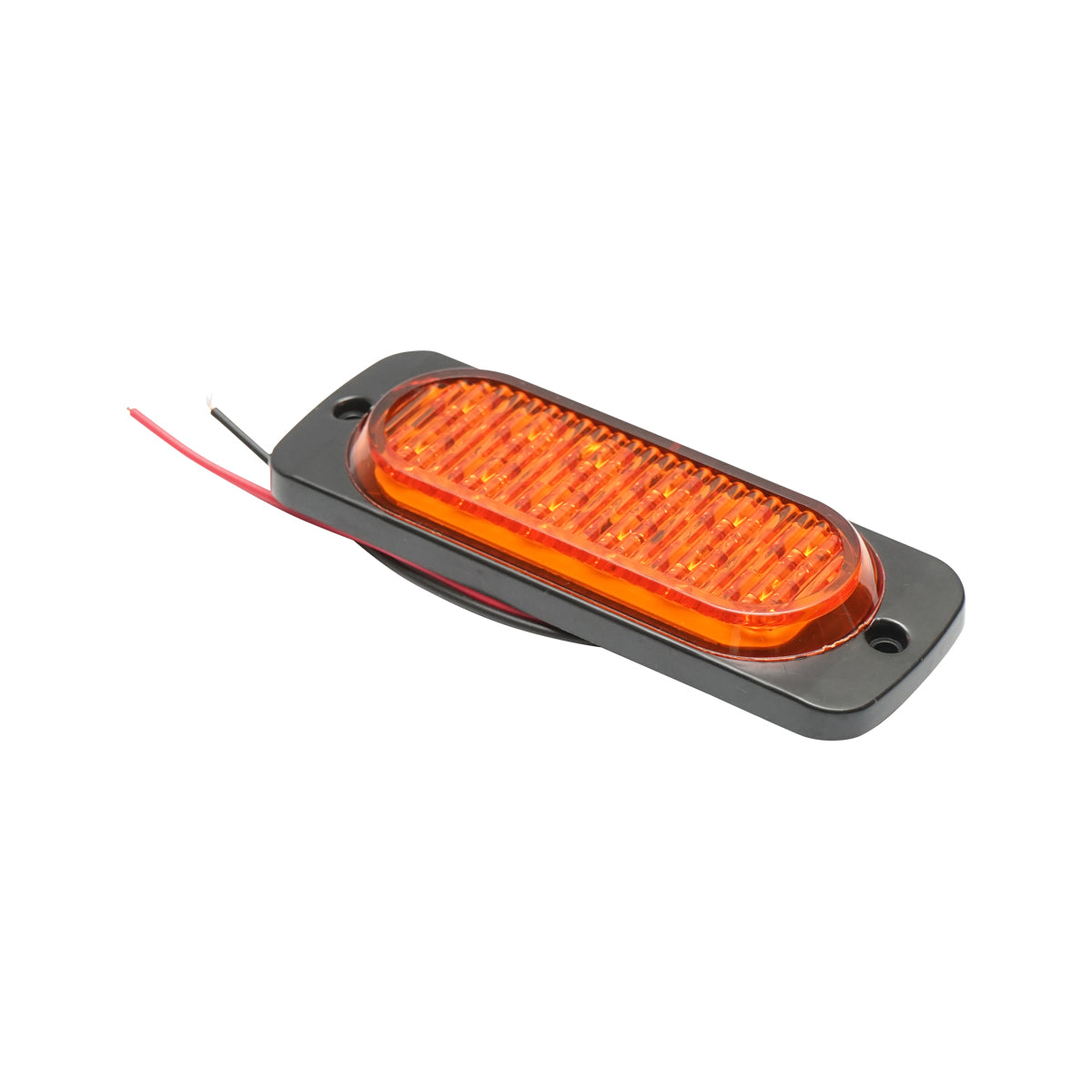 Lampada laterale stroboscopica LED gialla, 116 mm, 12V-24V, FR1278Y, Breckner Germany