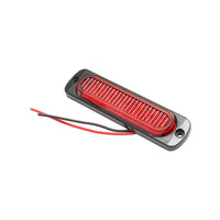 Lampada LED  laterale rossa, 12V-24V, FR0272R, Breckner Germany.