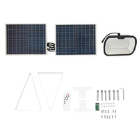 Lampada LED 126x0,5W con pannello solare 25W e batteria 7V/10Ah