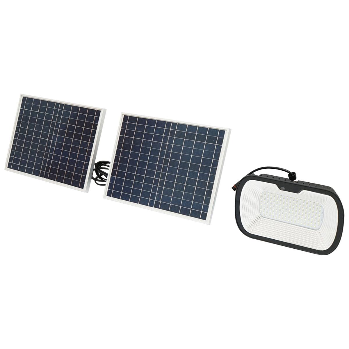 Lampada LED 126x0,5W con pannello solare 25W e batteria 7V/10Ah