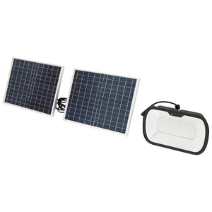 Lampada LED 126x0,5W con pannello solare 25W e batteria 7V/10Ah