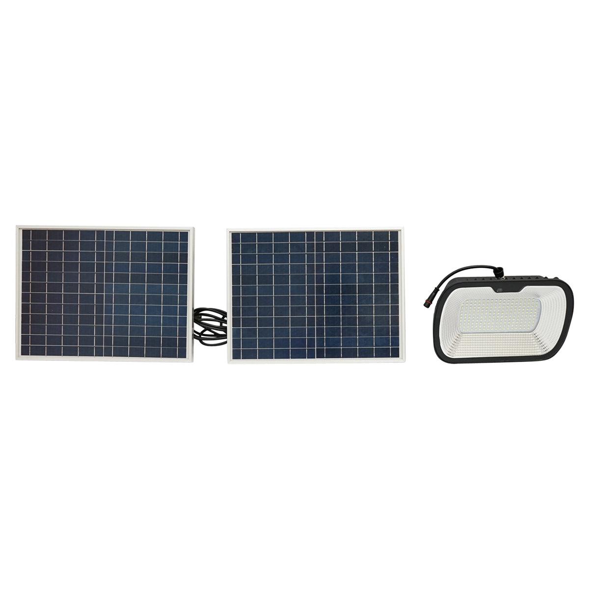 Lampada LED 126x0,5W con pannello solare 25W e batteria 7V/10Ah