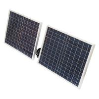 Lampada LED 126x0,5W con pannello solare 25W e batteria 7V/10Ah