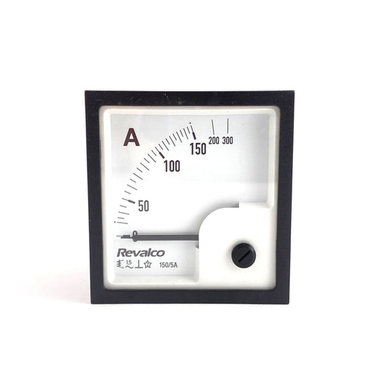 Amperometro analogico 90 gradi fer. 72 50/5A 2IN Revalco