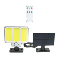 Lampada LED con pannello solare telecomandato e batteria 1500mAh, IP65