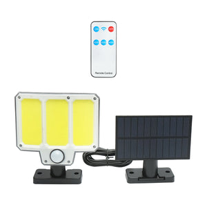 Lampada LED con pannello solare telecomandato e batteria 1500mAh, IP65
