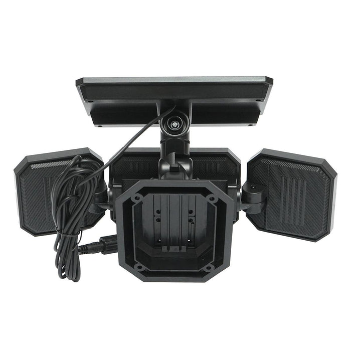 Lampada LED con pannello solare telecomandato e batteria 2000mAh, IP65