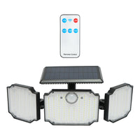 Lampada LED con pannello solare telecomandato e batteria 2000mAh, IP65