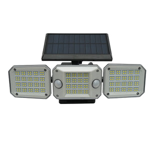 Lampada LED con pannello solare telecomandato e batteria 2000mAh, IP65