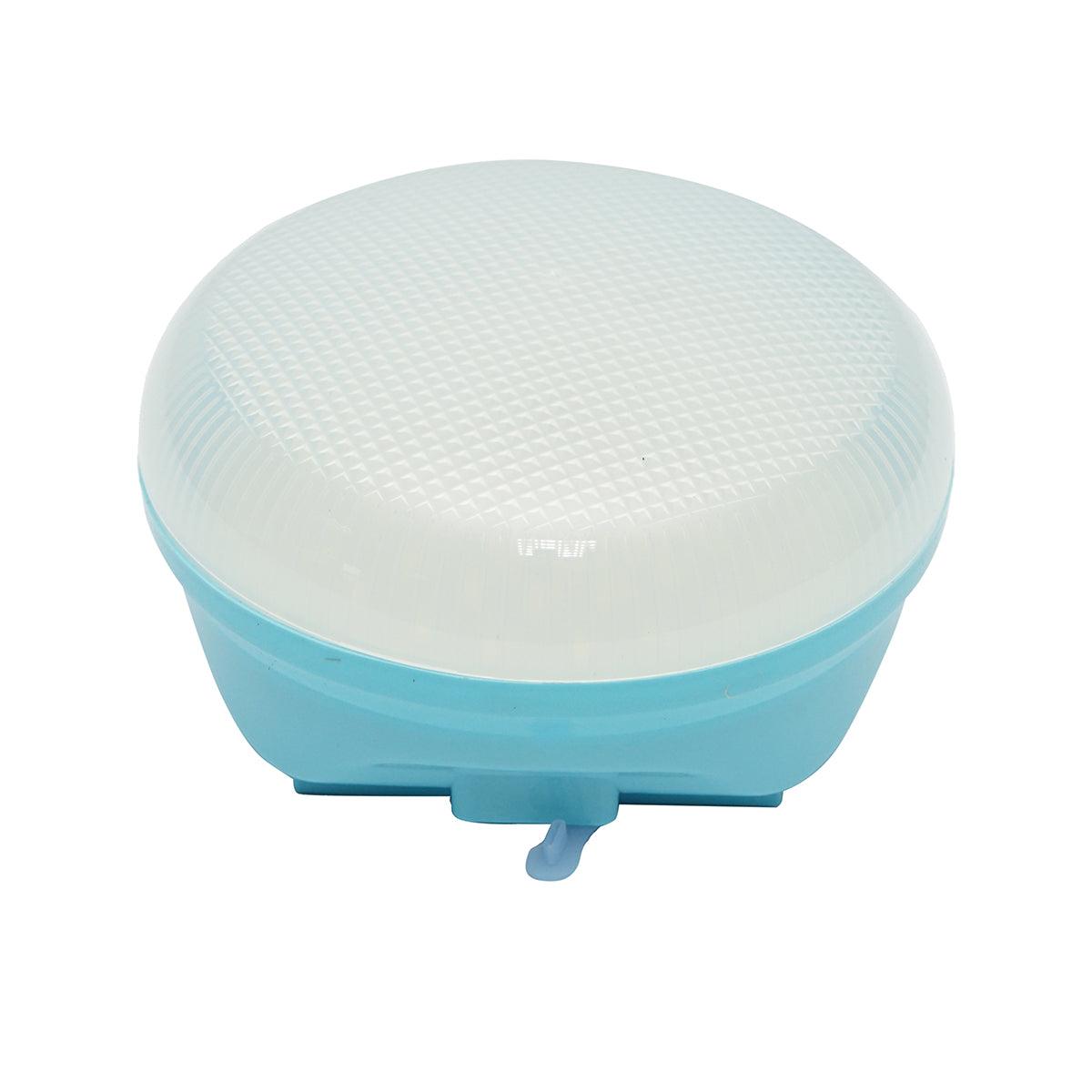 Lampada LED da 300W con pannello solare e batteria da 2400mA, colore blu