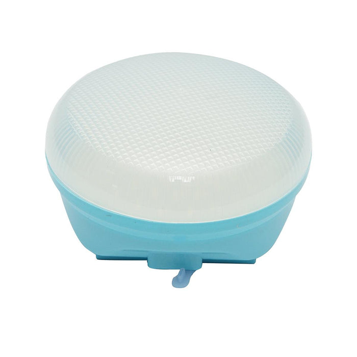 Lampada LED da 300W con pannello solare e batteria da 2400mA, colore blu