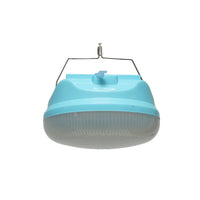 Lampada LED da 300W con pannello solare e batteria da 2400mA, colore blu