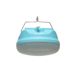 Lampada LED da 300W con pannello solare e batteria da 2400mA, colore blu
