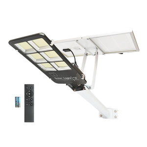 Lampada LED da 300W con pannello solare mono da 28W, sensore di movimento e telecomando