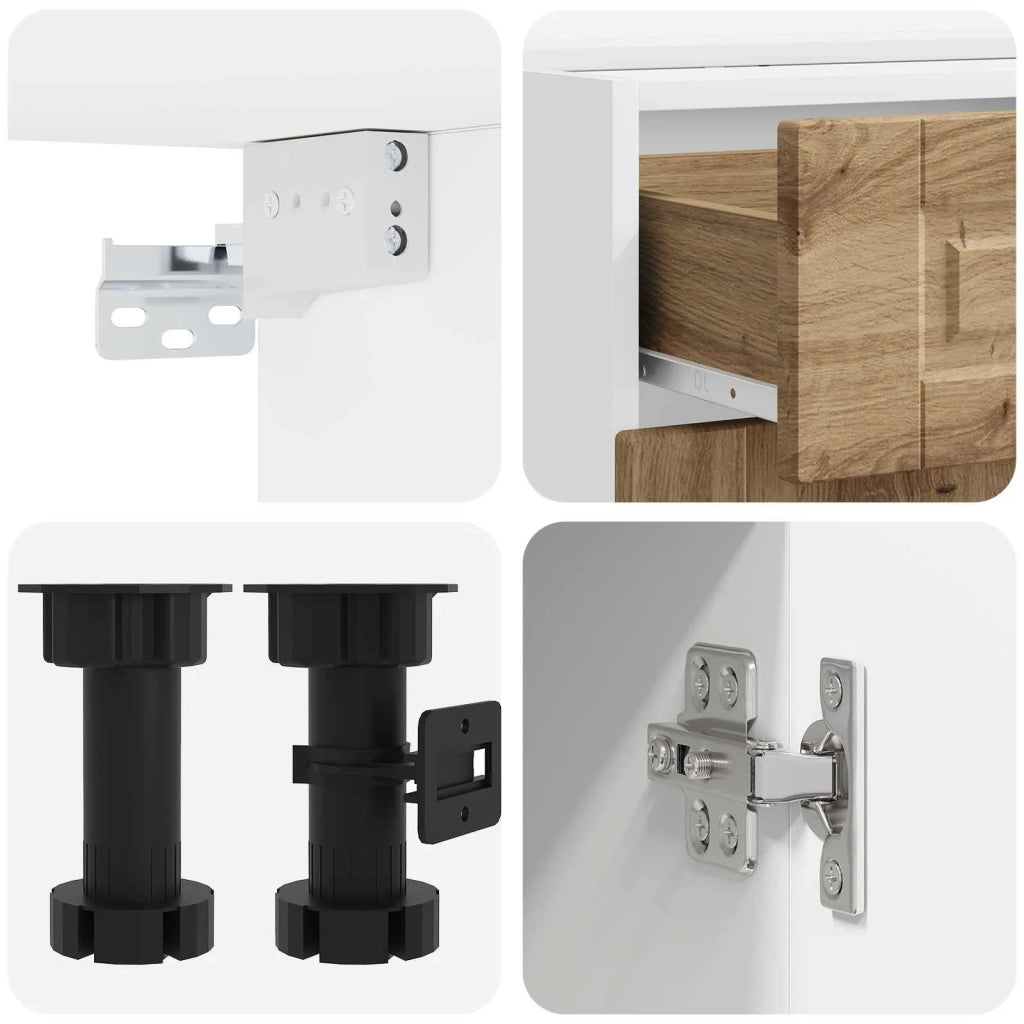 Unità Cucina PORTO 4 pcs Rovere Artigianale 3438344