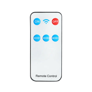 Lampada LED da 8W con pannello solare telecomandato e batteria da 2000mAh, IP65