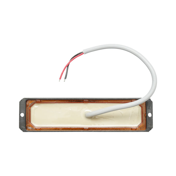 Lampada LED laterale  gialla, 12V-24V, FR0404, Breckner Germany.