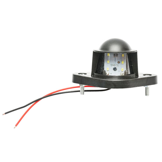Lampada LED per illuminazione della targa di registrazione per camion, 72x70 mm, LED, 24V, Breckner Germany