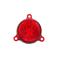 Lampada LED rotonda universale 12/24V rossa, Breckner Germany.