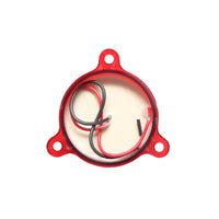 Lampada LED rotonda universale 12/24V rossa, Breckner Germany.