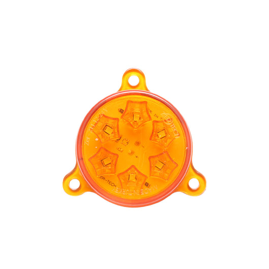 Lampada LED rotonda universale, 12/24V, gialla, Breckner Germany.