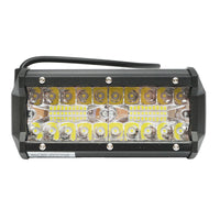 Lampada LED tipo barra, 12-24V, 120W, 64x80x68 mm, Breckner Germany.